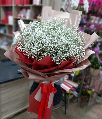 Букет цветов из: Гипсофила в Усть-Бузулукской