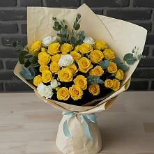 Букет цветов из:  Розы #REPLACE_PRED# Усть-Бузулукской