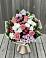 Букет цветов из: Альстромерии, Гвоздики, Розы и Хризантемы в Усть-Бузулукской