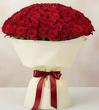 Букет 101 Красная роза Милано в Усть-Бузулукской