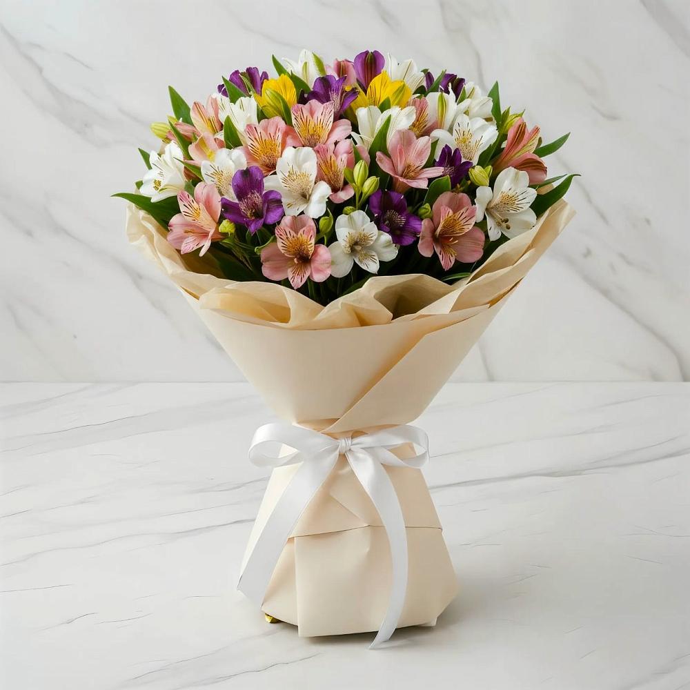 Букет цветов из: Альстромерии в Усть-Бузулукской