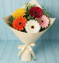 Букет цветов из:  Герберы в Усть-Бузулукской