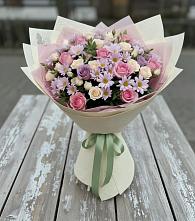 Букет цветов из:  Розы и Хризантемы в Усть-Бузулукской