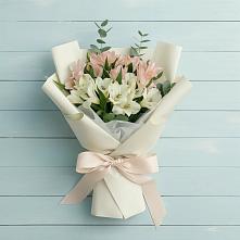 Букет цветов из:  Альстромерии в Усть-Бузулукской