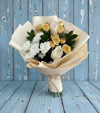 Букет цветов из:  Розы и Хризантемы в Усть-Бузулукской