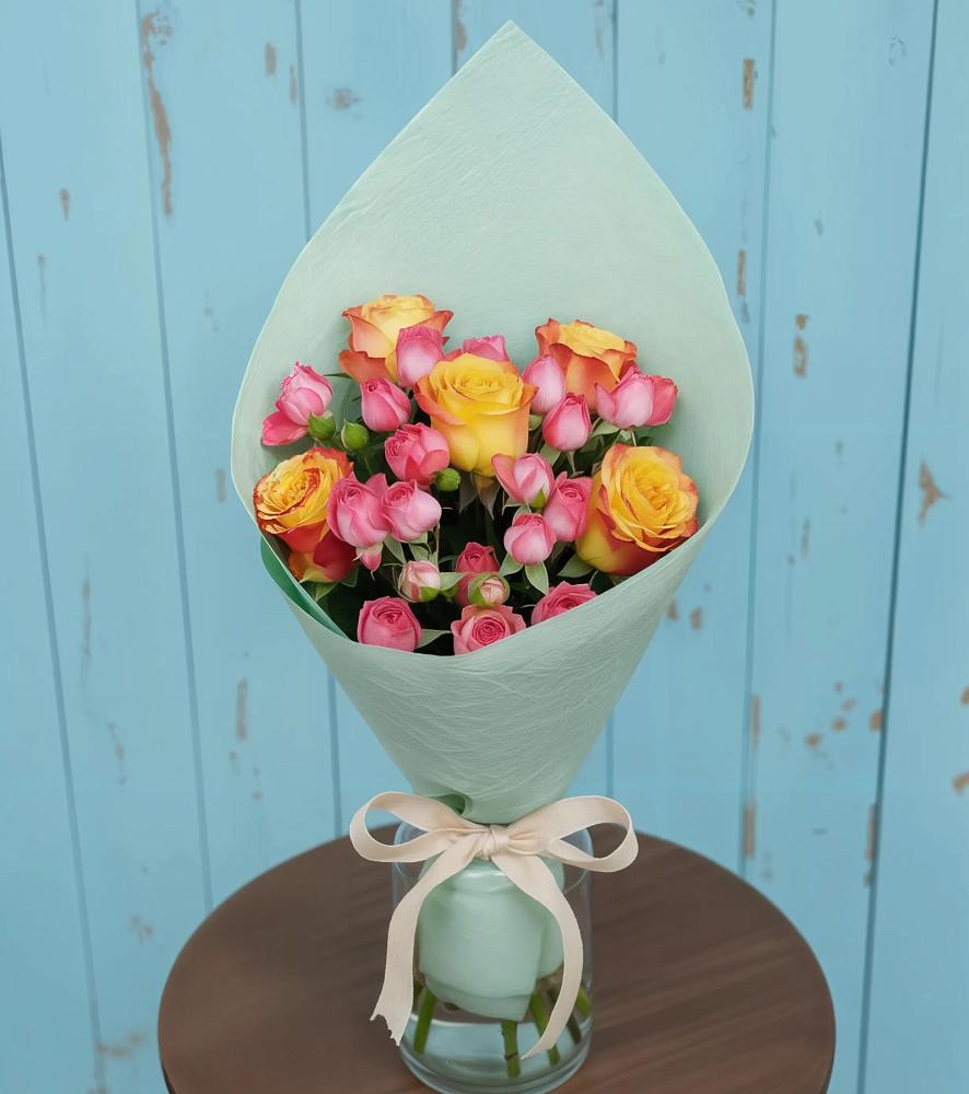 Букет цветов из: Розы в Усть-Бузулукской