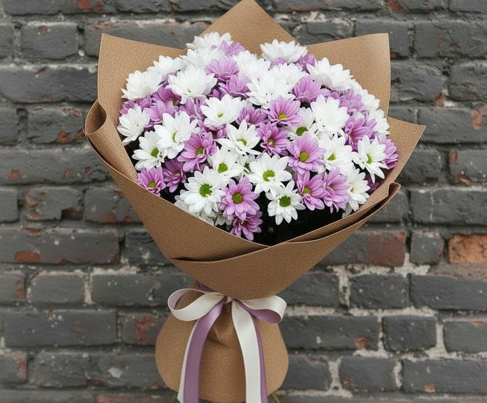 Букет цветов из: Хризантемы в Усть-Бузулукской