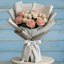 Букет цветов из:  Розы #REPLACE_PRED# Усть-Бузулукской
