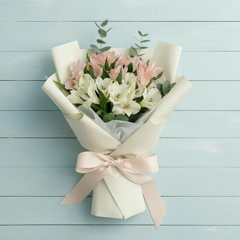 Букет цветов из: Альстромерии в Усть-Бузулукской