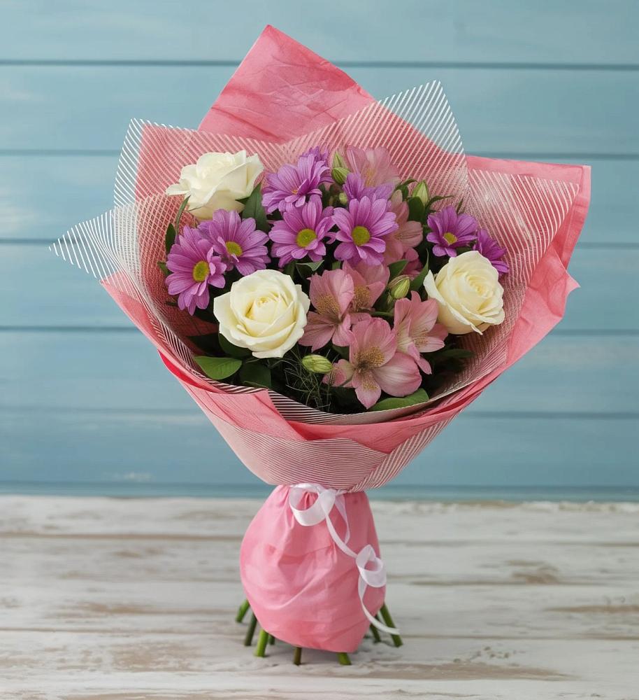 Букет цветов из: Герберы в Усть-Бузулукской