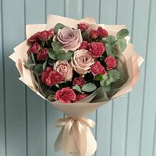 Букет цветов из:  Гвоздики и Розы в Усть-Бузулукской