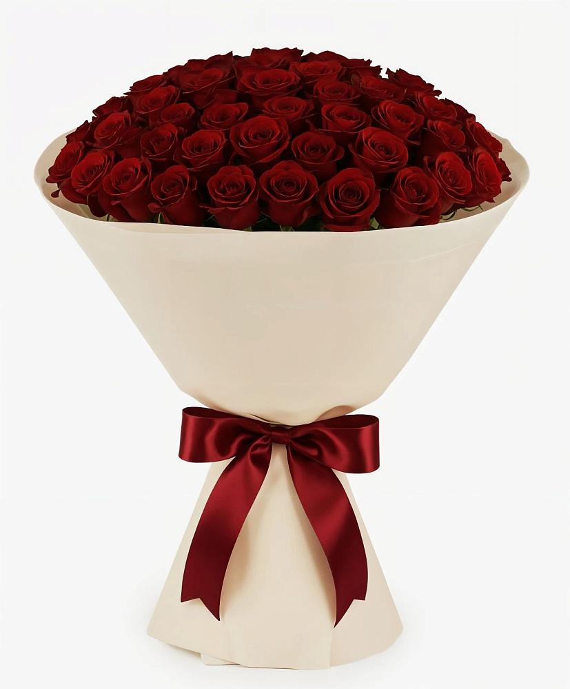 Букет 101 Бордовая роза Блэк Бакарра в Усть-Бузулукской