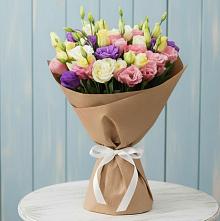 Букет цветов из:  Лизиантусы в Усть-Бузулукской