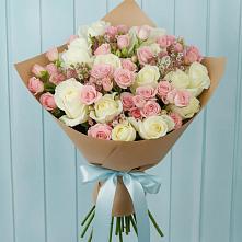 Букет цветов из:  Розы в Усть-Бузулукской