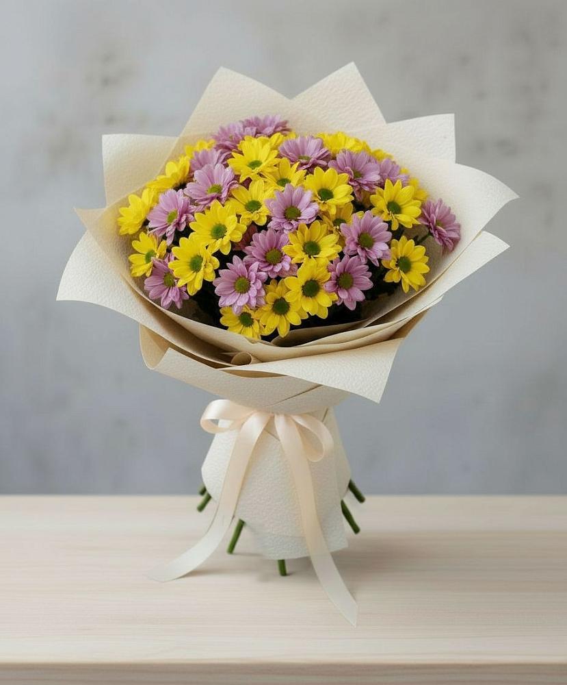 Букет цветов из: Хризантемы в Усть-Бузулукской
